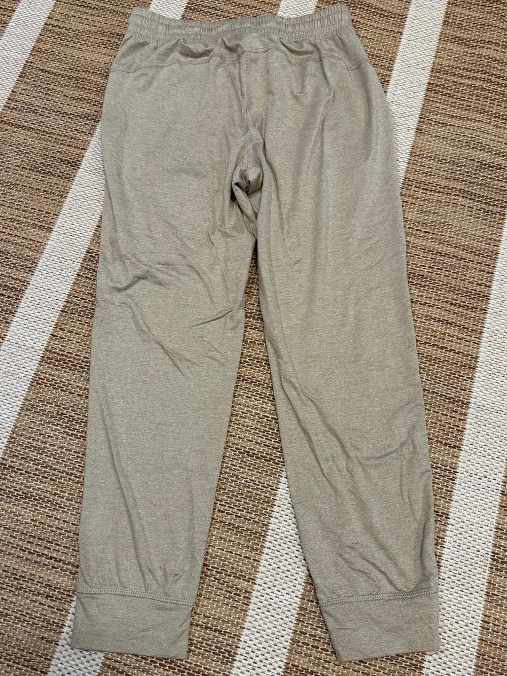 Light Beige Drawstring Joggers